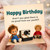 Birthday Card, Funny Nostalgic Birthday Card with Vintage Dolls and Retro Camera