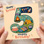 5th Birthday Card, Happy Birthday Camping Adventure Design