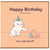 Birthday Card, Grumpy Cat Cake Fell Off Card