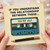 90th Birthday Card, Funny Retro Cassette Tape You're Old Card