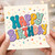 Birthday Card, Colourful Confetti Celebration Card
