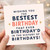 Birthday Card, Funny Bestest Birthday Card, Humorous Birthday Greeting Card