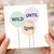 Wild Until 1pm Funny Birthday Card - Pastel Balloon Design for Friends, Family or Colleagues