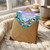 Birthday Card, Whimsical Floral Garden Bridge Scene