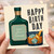 Birthday Card, Vintage Whisky Bottle and Glass Design