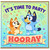 Birthday Card, It's Time to Party Hooray Cartoon Dogs Greeting Card