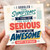 Birthday Card, Funny Awesome Birthday Card
