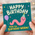 Birthday Card, Happy Birthday From The Birthday Worm