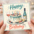 Birthday Card, Happy Birthday Wine and Cake Celebration Card