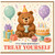 Birthday Card, Cute Teddy Bear Party Card, It's Your Birthday Treat Yourself