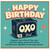Birthday Card, Happy Birthday OXO Cube Humorous Card