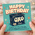Birthday Card, Happy Birthday OXO Cube Humorous Card