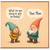 Birthday Card, Funny Gnome Birthday Card for na