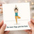 Birthday Card, Funny Motivational Yoga Greeting Card