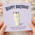 Birthday Card, Funny Happy Birthday Card with Travel Tumbler Design
