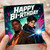 Birthday Card, Happy Bi - Rthday Comic Style Card