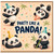 Birthday Card, - Party Like a Panda Cute Panda Design