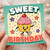 Birthday Card, Cute Cupcake Birthday Card