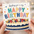 Birthday Card, Wishing You a Very Happy Birthday Cake Design