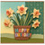 Birthday Card, Floral Potted Daffodils Birthday Card