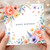Birthday Card, Floral Watercolour Birthday Card
