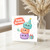 Birthday Card, Cute Macaron Party Design