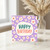 Birthday Card, Retro Daisy Floral Birthday Card