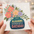 Birthday Card, Blooming Wonderful Floral Vase Birthday Card