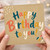 Birthday Card, Colourful Hand - Painted Design