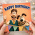 Birthday Card, Funny Clay - Style Happy Birthday Card for Him or Her