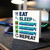 Birthday Card, Eat Sleep Minecraft Repeat Gaming Greeting Card