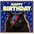 Birthday Card, Glam Rock Cat Happy Birthday Card