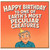 Birthday Card, Happy Birthday to One of Earth’s Most Peculiar Creatures Funny Cartoon Card