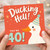 40th Birthday Card, Funny Ducking Hell You're 40 Card
