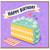 Birthday Card, Birthday Cake Greeting Card