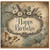 Birthday Card, Vintage Floral Butterfly Birthday Card
