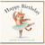 Birthday Card, Tiger Ballerina Birthday Card for na, na or Child