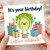Birthday Card, Funny Lettuce Celebrate Card, Cute Vegetable Pun Birthday Card