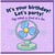 Birthday Card, Funny It's Your Birthday Let's Party Fan Pun Card