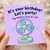 Birthday Card, Funny It's Your Birthday Let's Party Fan Pun Card