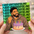 1st Birthday Card, 1 - 800 - BIRTHDAYBLING Funny Illustrated Cake Design