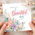 Birthday Card, Wishing You a Beautiful Day Card