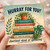 Birthday Card, Hurray For You Another Year Of Growing Botanical Books Design