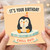Birthday Card, Funny Penguin Birthday Card, Chill Out Birthday Card