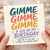 Birthday Card, Gimme Gimme Gimme A Gin On My Birthday Funny Birthday Card