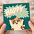 Birthday Card, Cute Cat Happy Bday Card