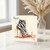 Birthday Card, Stylish Zebra Print High Heel Happy Birthday Card