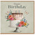 Birthday Card, Floral Cake and Butterfly Birthday Greeting Card
