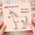Birthday Card, Funny Horse Greeting Card, What Do You Mean I'm Not a Unicorn?