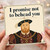 Birthday Card, I Promise Not to Behead You Tudor King Greeting Card